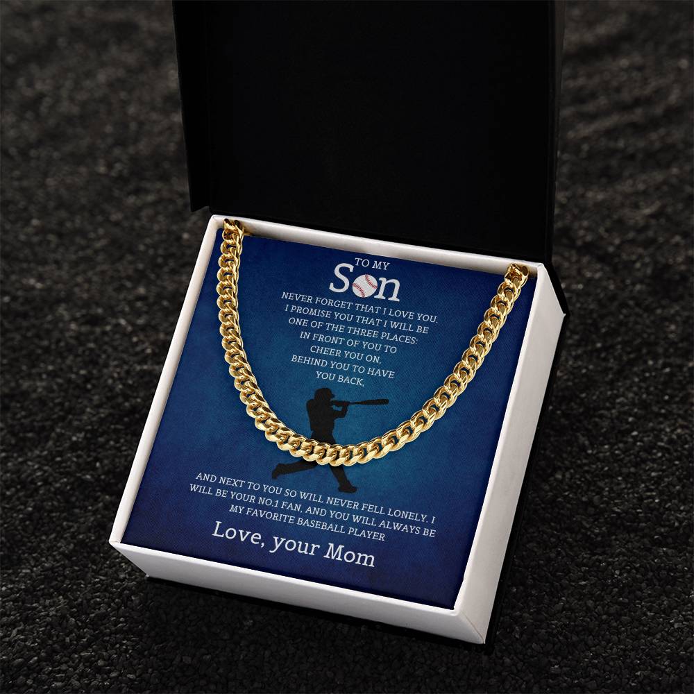 To My Son | Cuban Link Chain