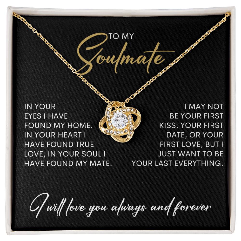 To My Soulmate | Love Knot Necklace