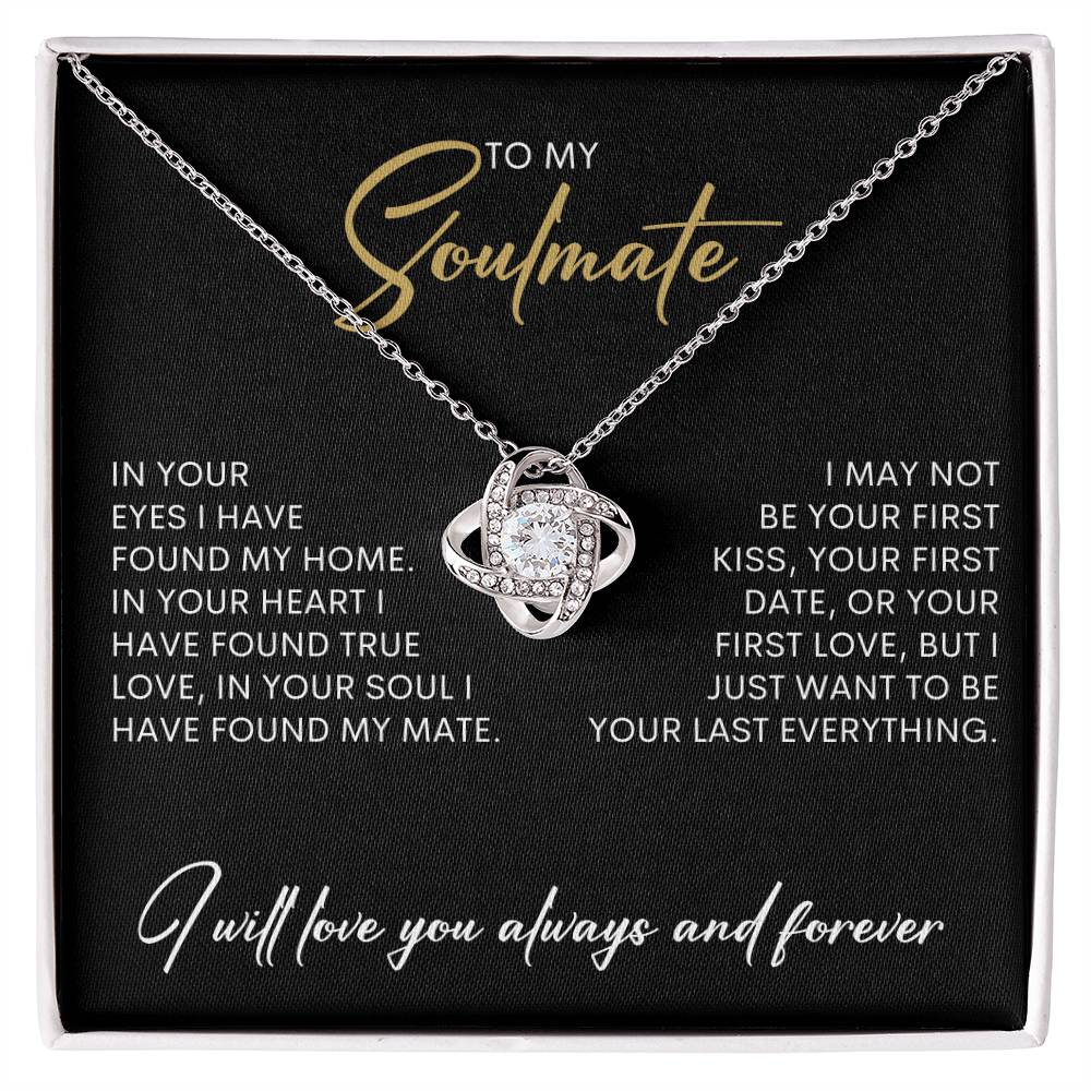 To My Soulmate | Love Knot Necklace